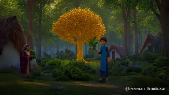
Ayaan, a lonely boy, wandered into a forest near his village. He had been given a sapling by a mysterious old woman who told him, "Plant it where the forest speaks the loudest."

Deep in the woods, surrounded by rustling leaves and birdsong, Ayaan found a glowing clearing. He planted the sapling, and to his amazement, it grew into a golden tree in moments. The tree whispered, "You’ve healed the forest and yourself. In loss, there is growth."

Ayaan left the forest renewed, his sadness transformed into strength. From that day, he became the protector of the forest, ensuring its magic thrived.


---

This condensed version keeps the magical and natural elements while making it brief and impactful for a video. Let me know if you’d like adjustments!

 by Hailuo AI Video Generator