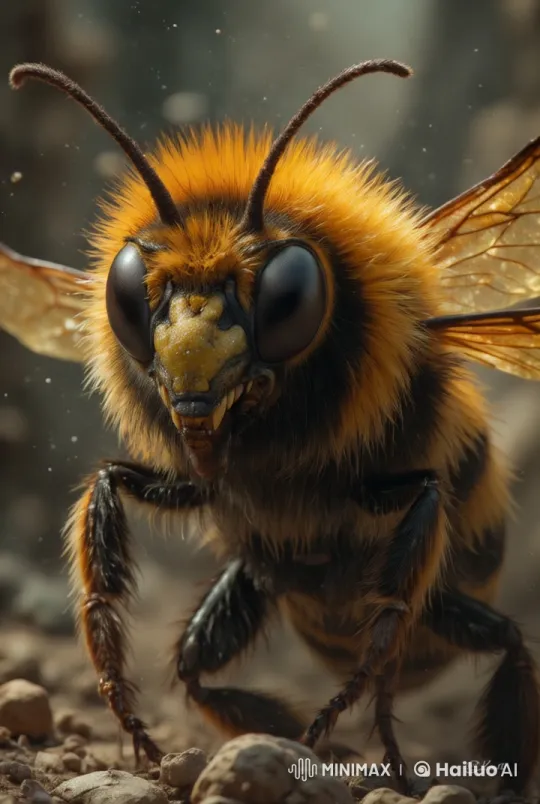 The bee takes flight by Hailuo AI Video Generator