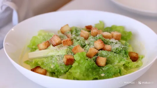 Generate Caesar with shrimp by Hailuo AI Video Generator